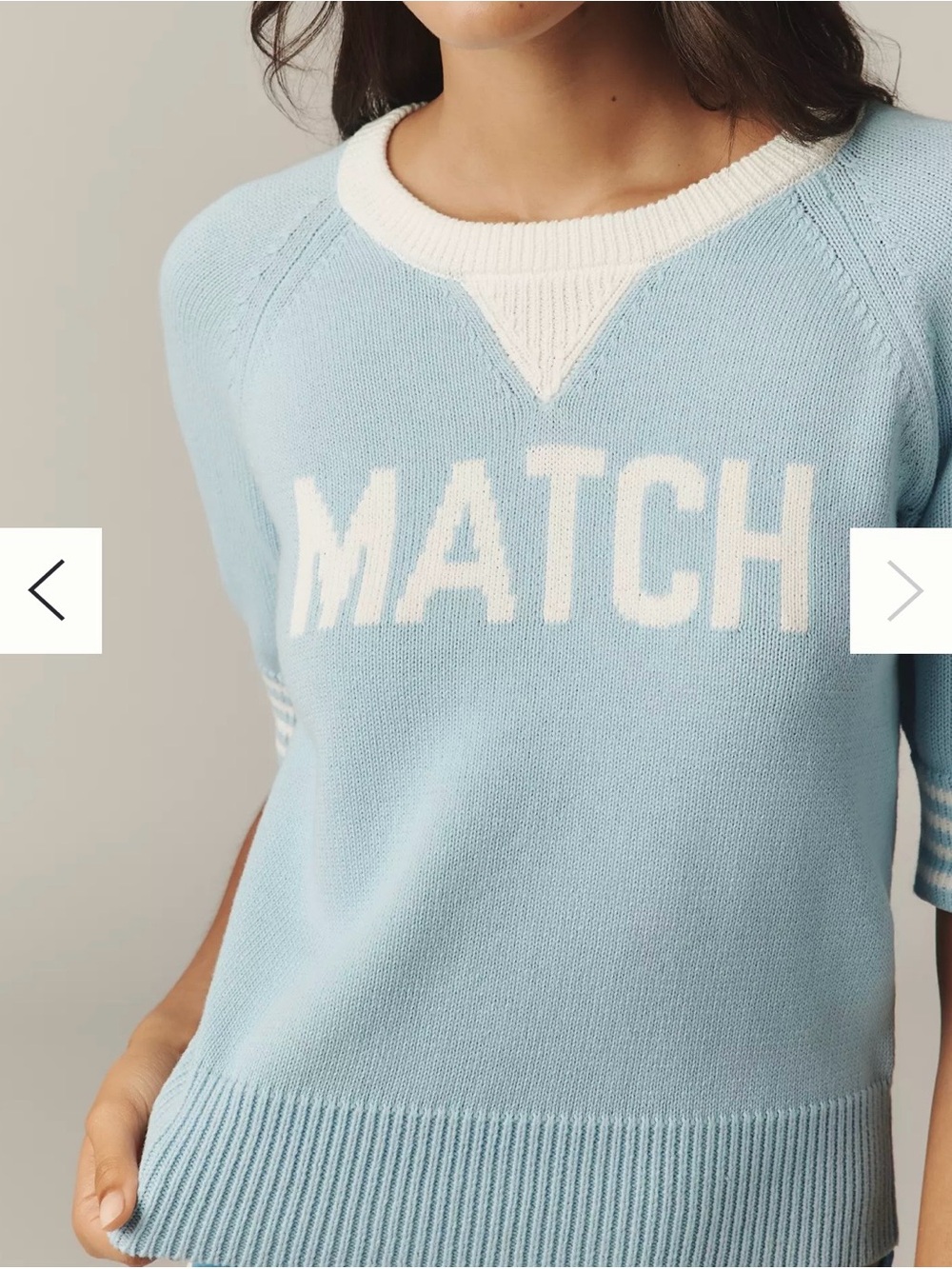 Antropologie Sundry half-sleeve Match sweater. Size large